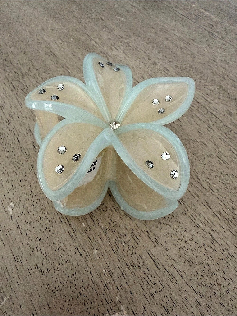 Flower Rhinestone Hair Claw - Picture 2 of 5